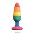 Load image into Gallery viewer, Wooomy Hiperloo Silicone Rainbow Plug
