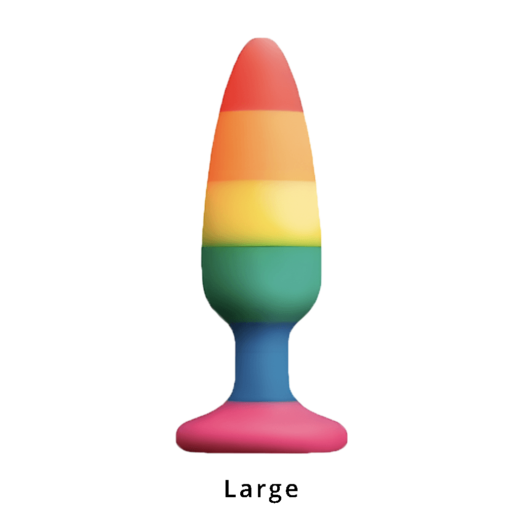 Wooomy Hiperloo Silicone Rainbow Plug