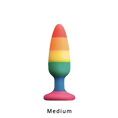 Load image into Gallery viewer, Wooomy Hiperloo Silicone Rainbow Plug
