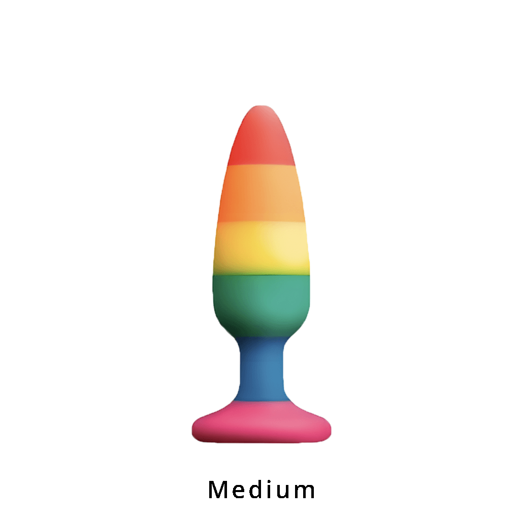 Wooomy Hiperloo Silicone Rainbow Plug