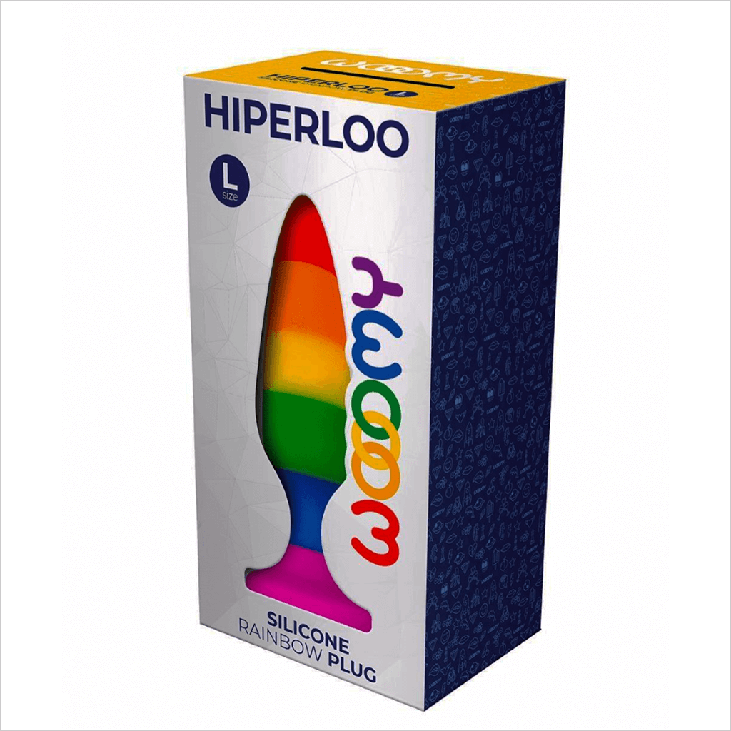 Wooomy Hiperloo Silicone Rainbow Plug